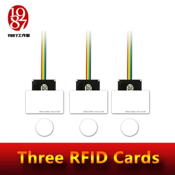 

RFID prop room escape adventurer game prop rfid prop put four ic cards in one to one relationship to unlock with audio JXKJ1987