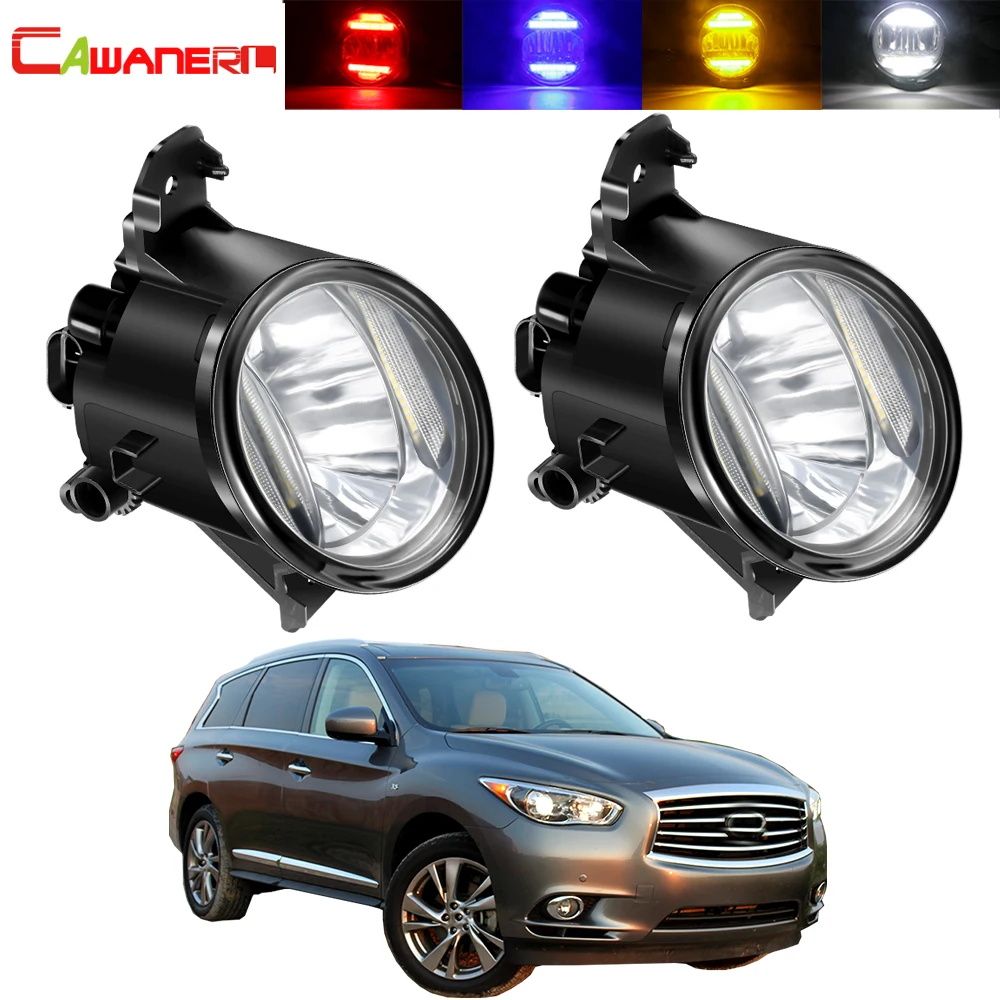 

2in1 LED Fog Light Assembly 30W 8000LM Car Front Bumper Fog Lamp DRL Daytime Running Light H11 12V For Infiniti QX60 2014 2015