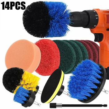 

Grout Power Scrubber Cleaning Drill Brush Tub Cleaner Combo Tool Kit Multi Color