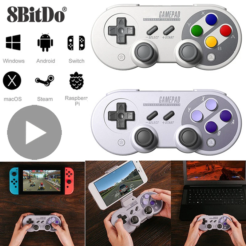 Джойстик 8bitdo для телефона джойстик iPhone Android ПК nintendo Switch управление Bluetooth Игровая