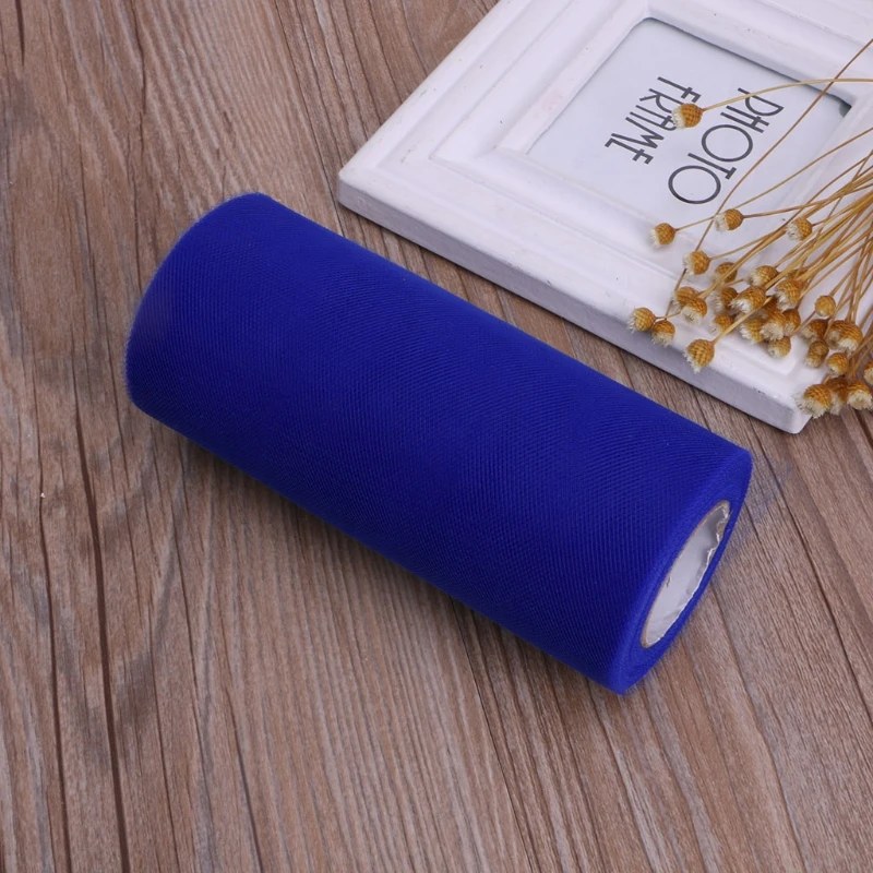 Тюль рулон 6 ''* 25 ярдов принадлежности для скрапбукинга свадебные DIY вечерние украшения для душа ребенка D08D