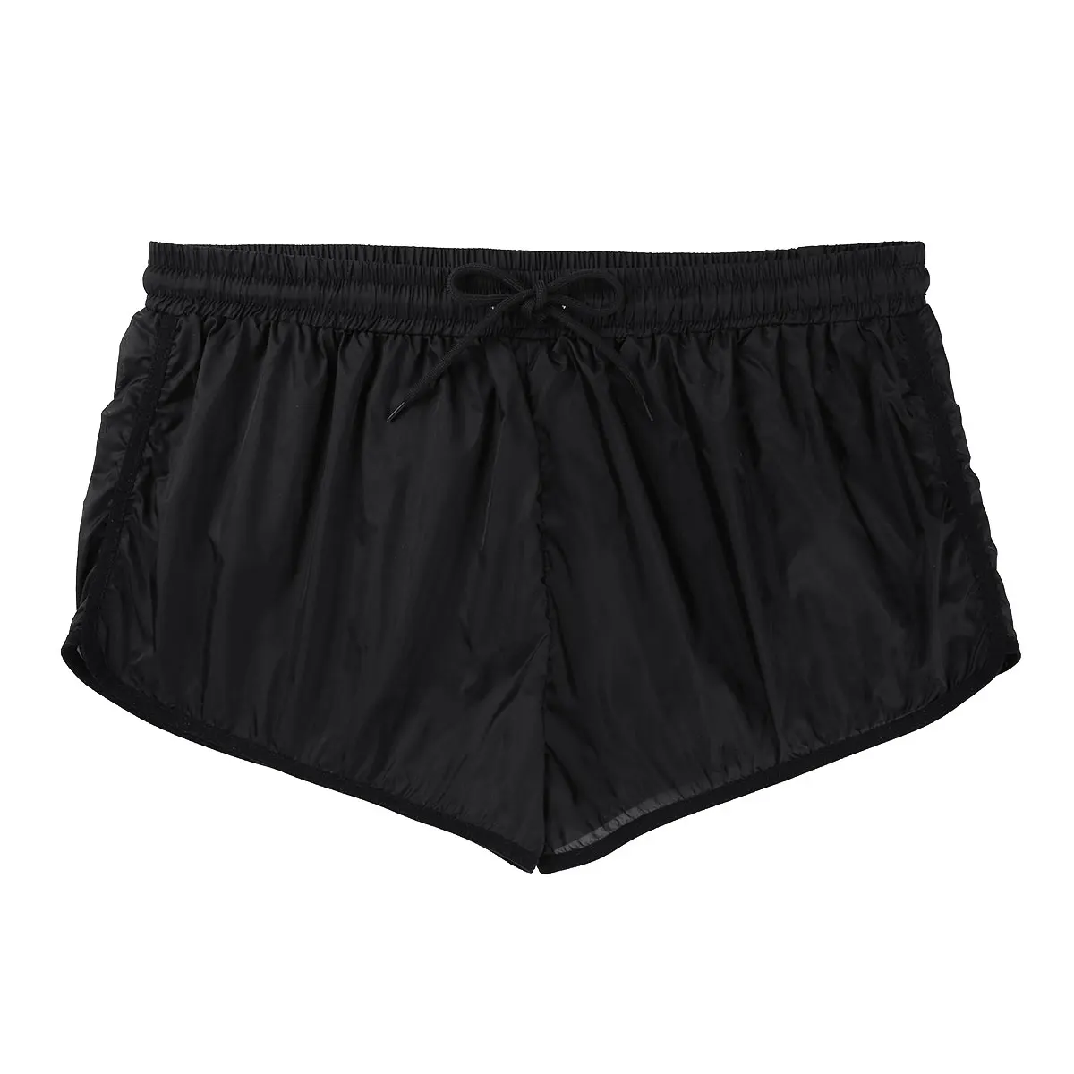 Mens Casual Swimming Wear Shorts Soft See Through Swimsuit Fabric Drawstring Lightweight Boxer Shorts Panties for Pool Party 4