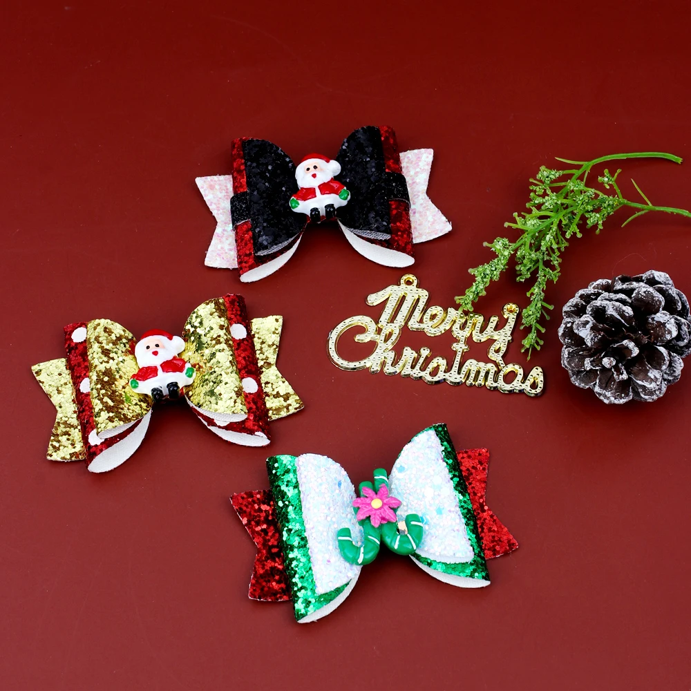 Женские блестящие заколки для волос 3 дюйма |