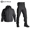 Army Waterproof Airsoft Hunting Clothes SoftShell Hunting Jacket Sets Tactical Jackets Pants Suit Shark Skin Military Coat Pants ► Photo 3/6