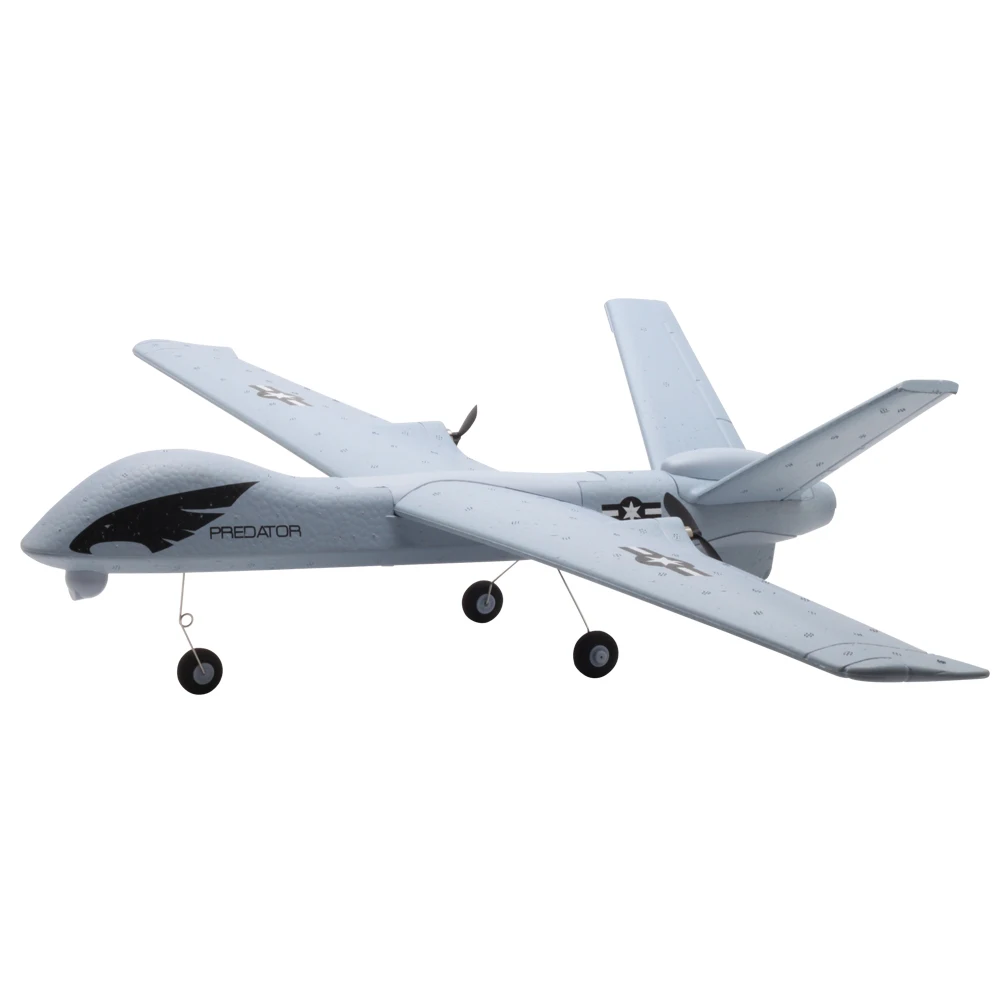 Модель планеров RC самолет 2,4G 2CH Predator Z51 пульт дистанционного управления RC самолет размах крыльев пена ручная метательная игрушка-планер самолеты - Цвет: Белый