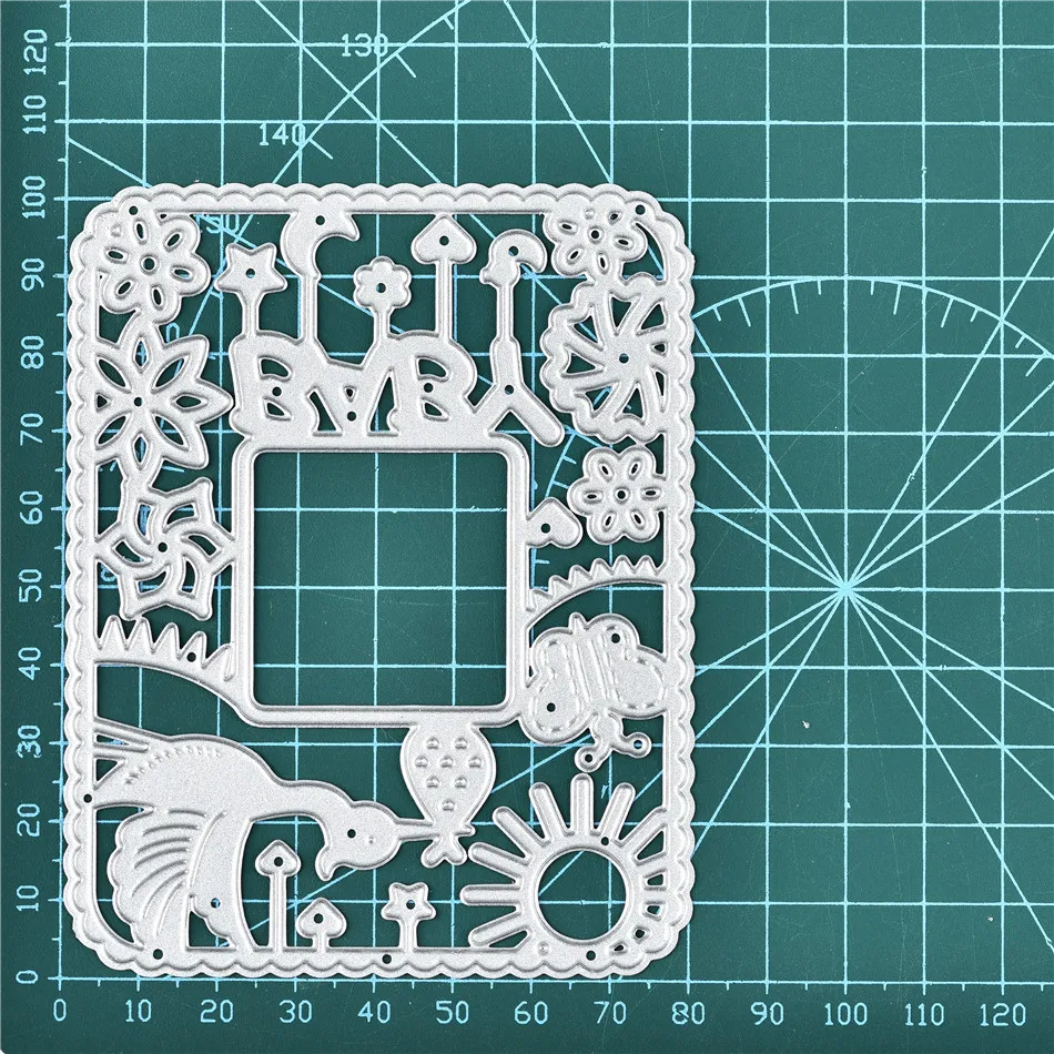 DiyArts Детская Рамка для вырезания металла новые птицы солнце цветок штампы Скрапбукинг альбом тиснение трафарет высечки