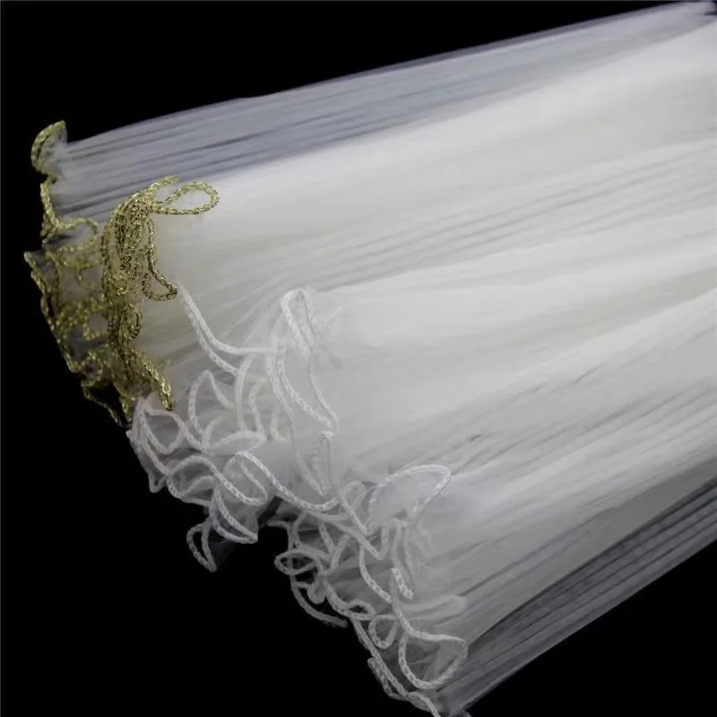 5 Yards Wave Mesh Yarn Flower Wrapping Paper DIY Arts Wedding Party Valentine's Day Decor Bouquet Gift Packaging Lace Gauze