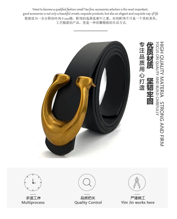 Fashion High Quality Women Leather Belts Retro Waist Strap Designer C Buckle Female Ladies Waistband All-match Jeans Belt Fashion High Quality Women Leather Belts Retro Waist Strap Designer C Buckle Female Ladies Waistband All-match Jeans Belt
