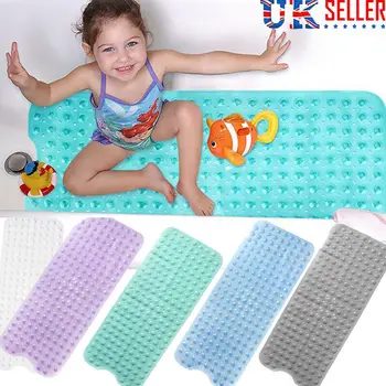 

Fashion Shower Bath Tub Carpet Safety Non Slip Mats 40x100cm Bath Mat UK
