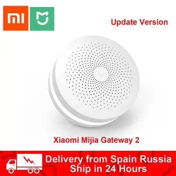 

Update Version Xiaomi Mijia Multifunctional Gateway 2 Hub Alarm System Intelligent Online Radio Night Light Bell Smart Home Hub