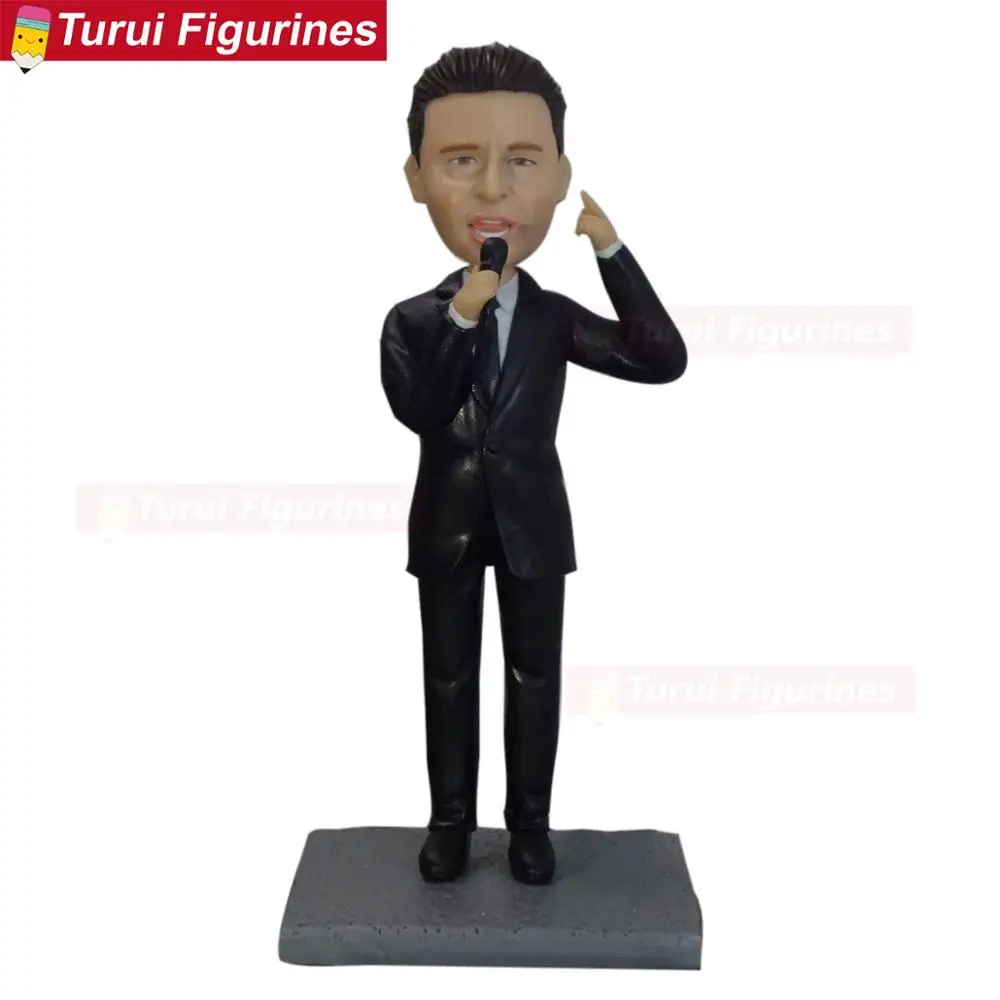 

Turn your selfies into bobblehead famous customized singer bobblehead bobble head dolls personalized polymer clay dolls from pho