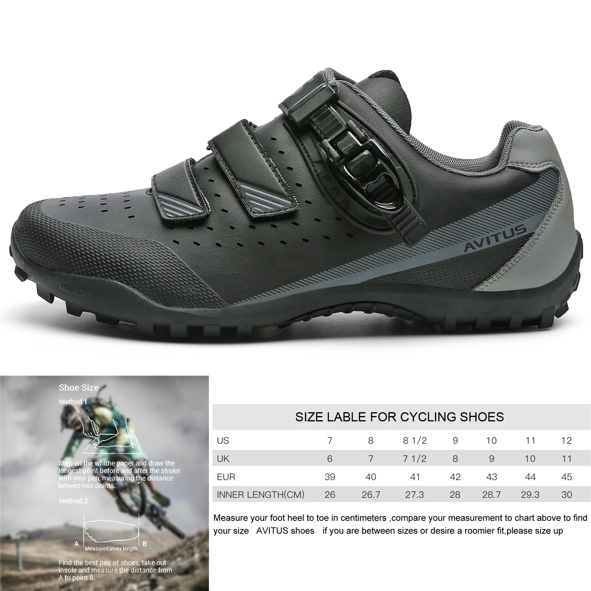 mens cycling shoes size 10