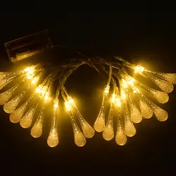 Светодиодный 220 В светящаяся садовая гирлянда внутренний двор Ландшафтная лампа вечерние Рождественские Праздничные огни