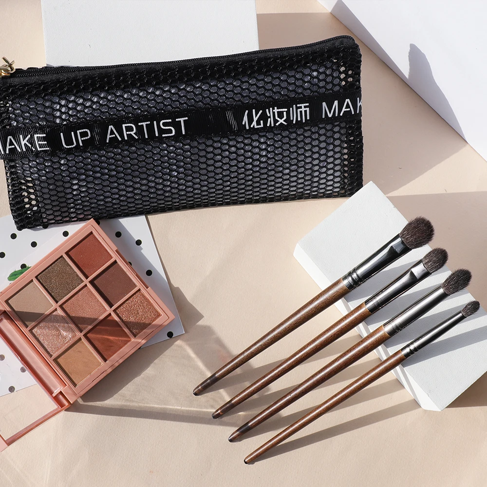 4Pcs Makeup Brush Set cosmetics Tool Powder Eye Shadow Blending