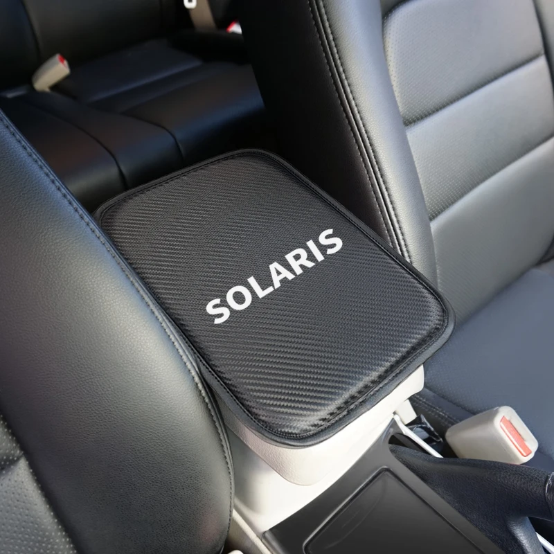 

Car Armrest Pad Covers Auto Seat Armrests Storage Protection Cushion for Hyundai Solaris 2017 2018 Car Accessories
