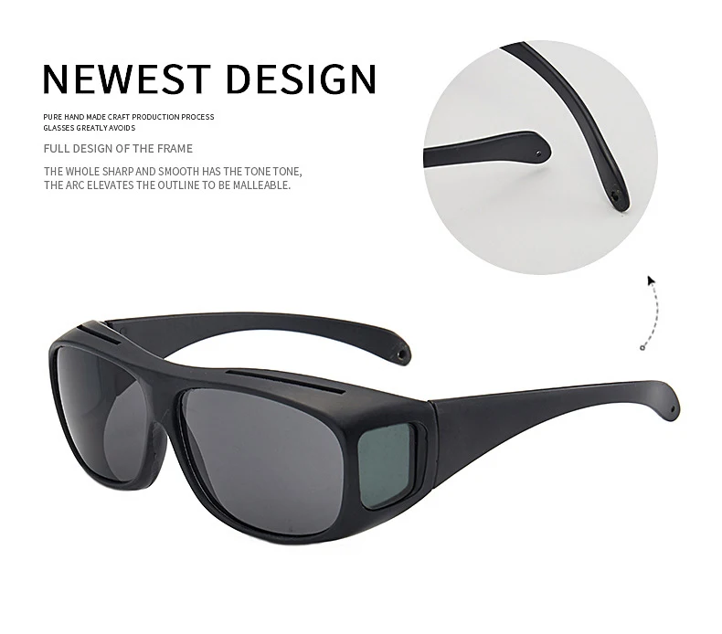 Очки для вождения с ночным видением HD, очки для вождения автомобиля, женские, мужские, поляризованные, унисекс, солнцезащитные очки с защитой от ультрафиолета