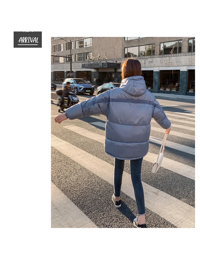 Liva girl Новое поступление зимняя куртка женская хлопковая верхняя одежда с капюшоном женская короткая Парка женская повседневная куртка
