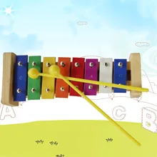 Детская игрушка музыкальный инструмент Раннее детство развивающая игрушка деревянная перкуссия инструмент ручной стук Октав стук фортепиано Qua