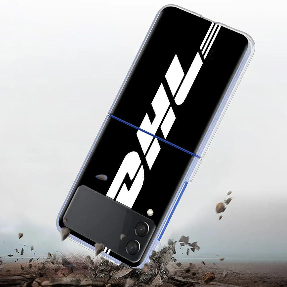 Dhl Express Hot Clear Hard PC Case for Samsung Galaxy Z Flip 3 5G Plastic Phone Coque Folding Splitting for Z Flip 3 Cover Shell