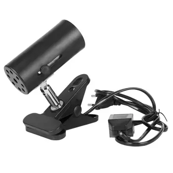 

Nw-02 Reptiles Light With Clamp Ceramic Heat Emitter Support Infrared Lamp Bulb (EU Plug) - Black