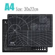 Режущий коврик черный 3 мм Прямоугольный самовосhealing вающийся 5 слоев ПВХ А4 режущий коврик ПВХ Режущий коврик пэчворк режущие коврики разделочная доска