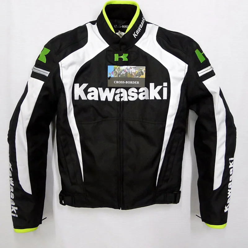 Горячая мотоциклетная куртка для kawasaki racing Offroad riding ветрозащитная теплая куртка с защитным снаряжением и подкладкой