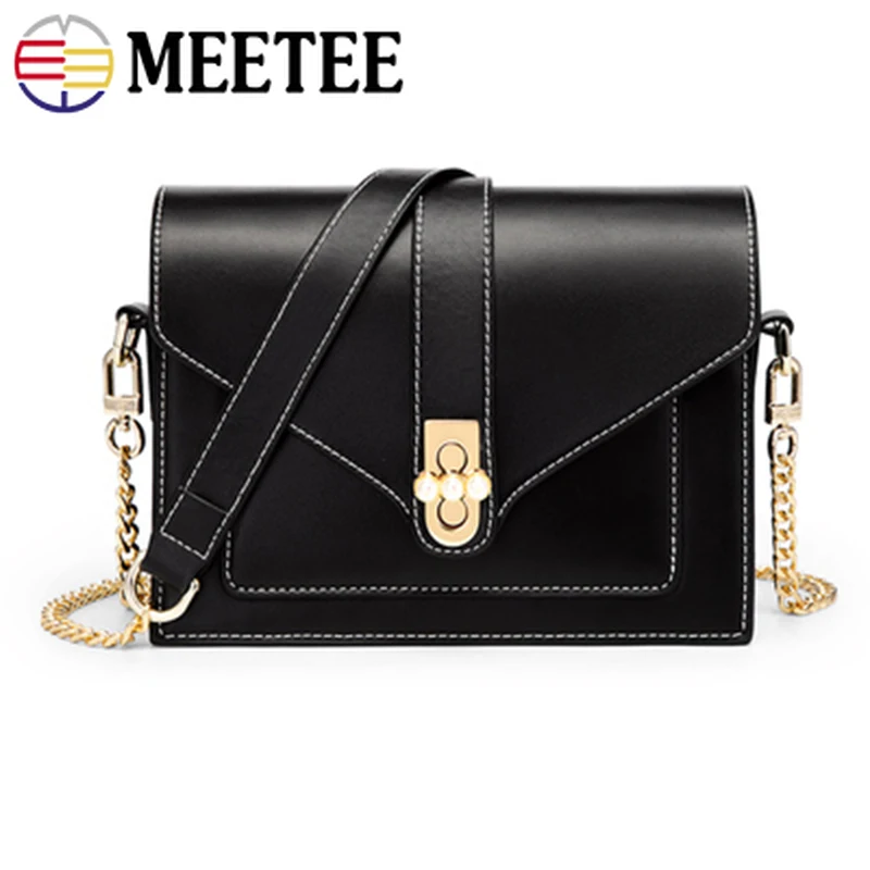 Meetee 2/5 шт. 41X26 мм металлическая застежка с замочком на ремешке с жемчугом Поворотный замок застежка DIY сумки Замена украшение Пряжка Чемодан аппаратный аксессуар