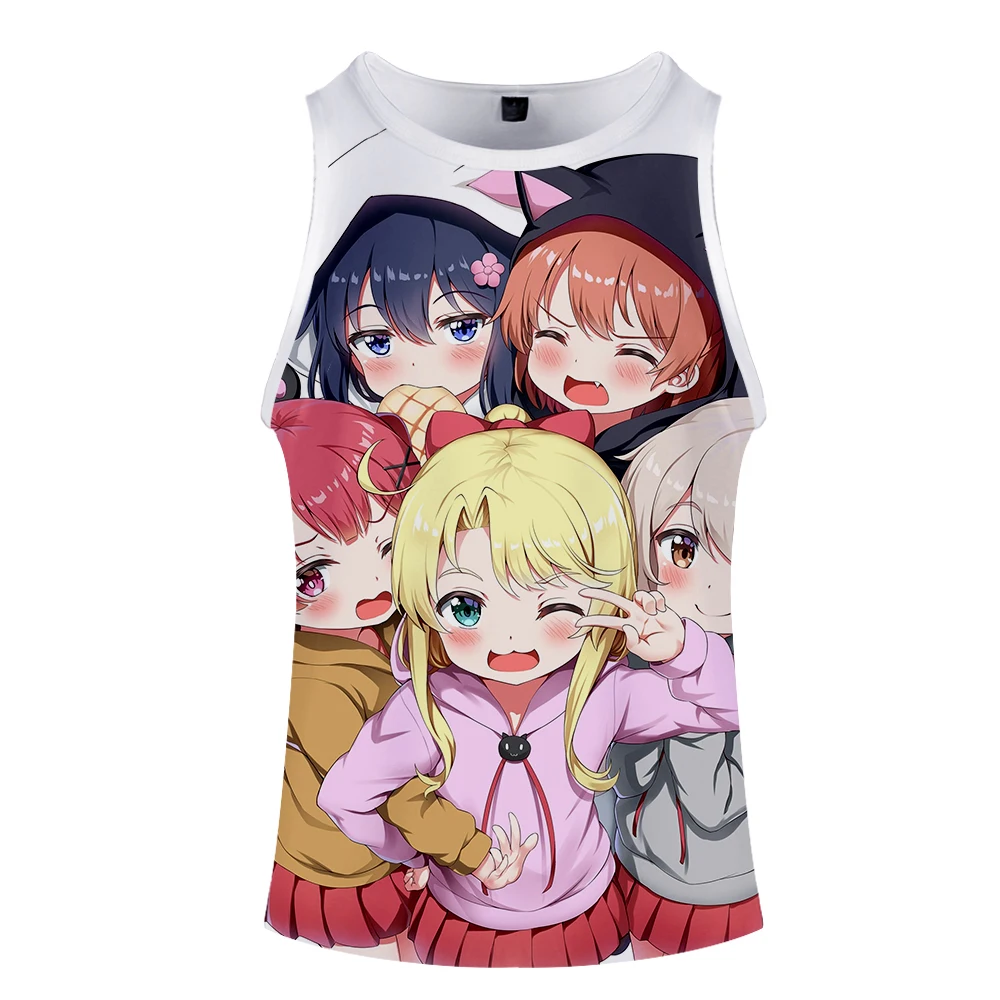 Wataten-An Angel прилетела ко мне 3D o-образным вырезом летняя майка без рукавов с широкими плечами Мужская женская повседневная одежда для пары