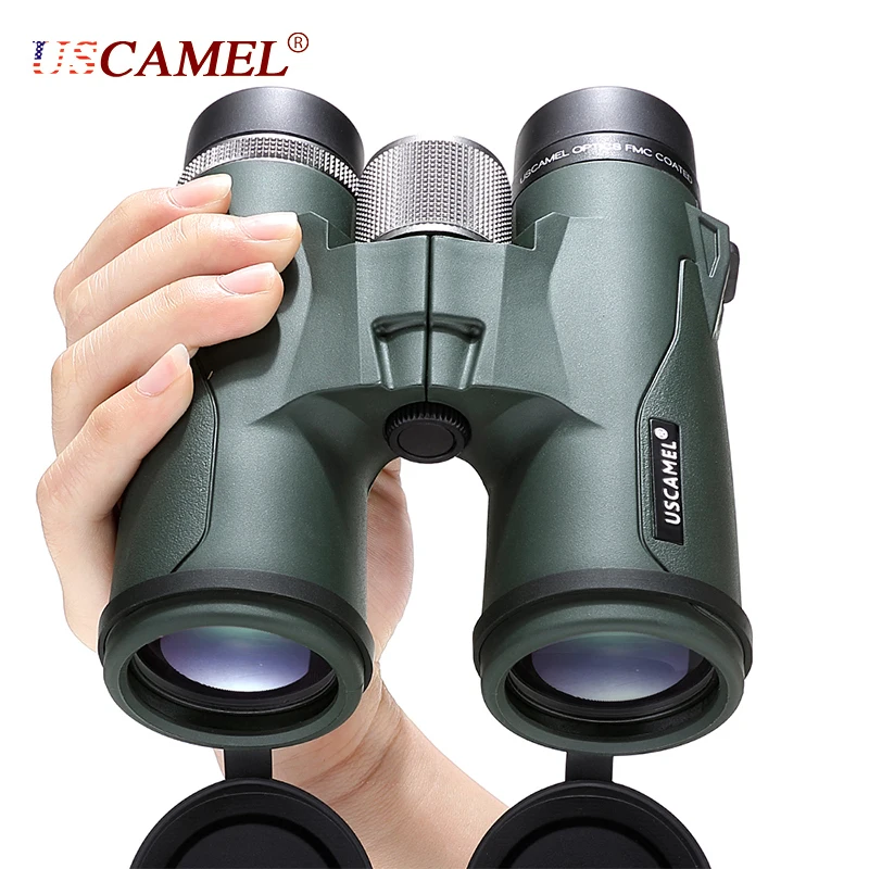 USCAMEL 10x42 8x42 HD BAK4 бинокль военный мощный профессиональный телескоп для охоты