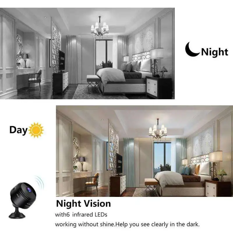 Onvian A9 Wifi Mini IP Camera Outdoor Night Version Micro Camera Camcorder Security HD 1080P Wireless Remote Security Cameras