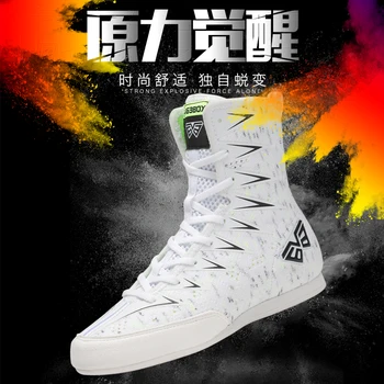 

New Professional kid and adult Wrestling Shoes,Boxing Shoes ,Weightlifting shoes，for Freestyle Wrestling ,Sports Shoes,size33-46