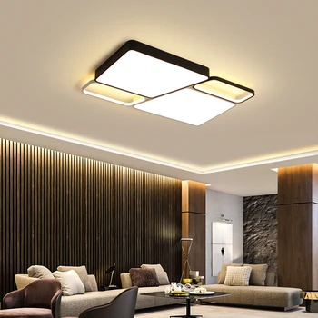 

Modern Ceiling Lights for Living Room Bedroom Surface Mounted Light Fixture Rectangular Modern Ceiling Lamp for Dining Room