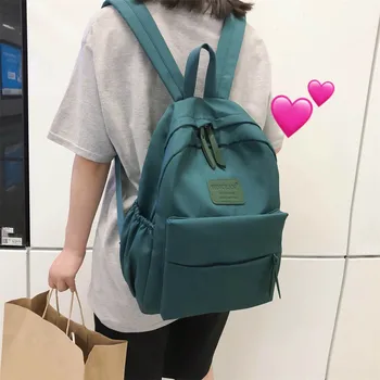 

Waterproof Nylon Women Backpack Female Large capacity high schoolbag Korean Vintage girl Shoulder Bags Travel Bag Mochila 730W