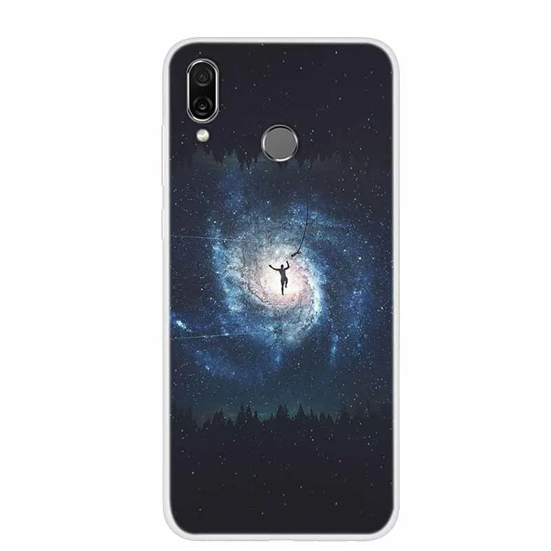Chic Floral & Animal Print Soft TPU Silicone Case for Huawei Honor Play - 6.3 Protective Phone Cover