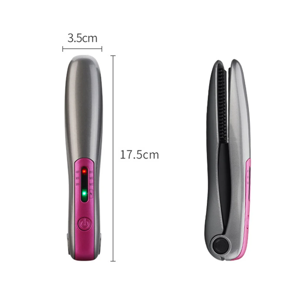 DIDIHOU Hair Straightener Portable USB Recharging Hair Flat Iron Hairs Tool Mini Flat Iron Travel Rechargeable New Straightener