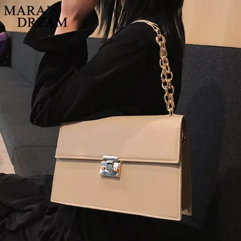 

Luxury Brand Handbag 2020 Fashion New High Quality PU Leather Women's Handbag Large Tote bag Lock Chain Shoulder Messenger Bags