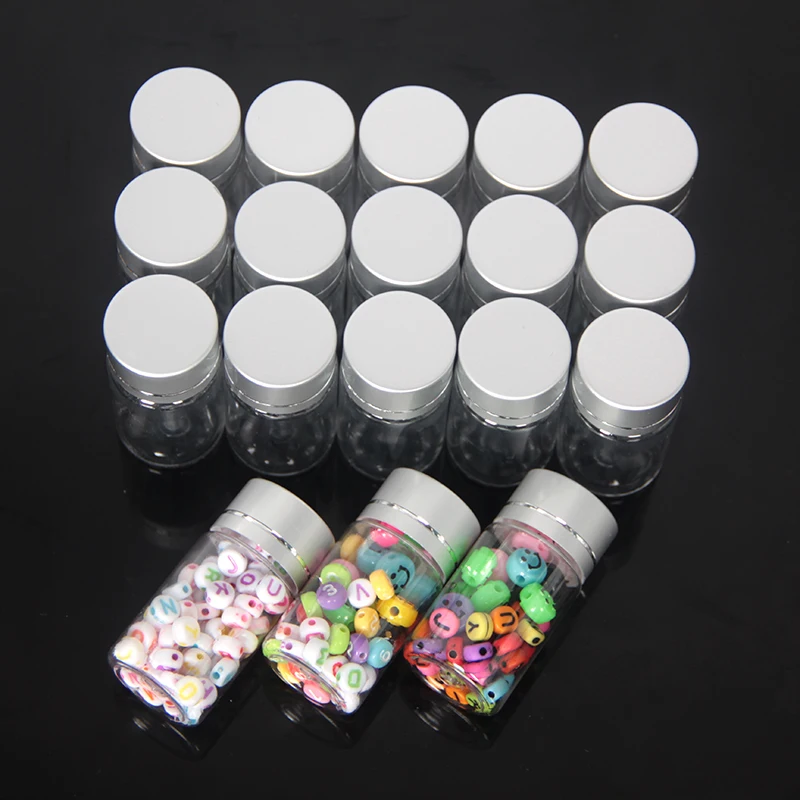 Big Capacity Sliver Round Jars For Beads Storage Box Bag Container Jewelry Nail Organizer Case Diamond Painting Art Accessory | Дом и сад