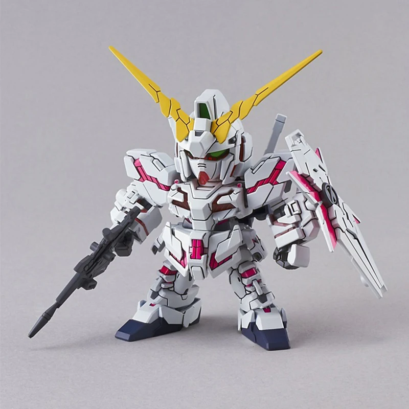 Оригинальный Bandai Unicorn Gundam SD EX STANDARD 005 SDEX сборка фигурки модель куклы|Игровые и