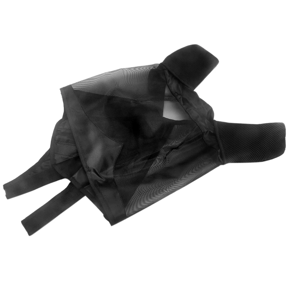 S Защитная крышка для ушей, аксессуары, УФ-маска для мух, прочная, Анти Москитная, летняя, для домашних животных, щит, лошадь, практичная сетка - Цвет: S