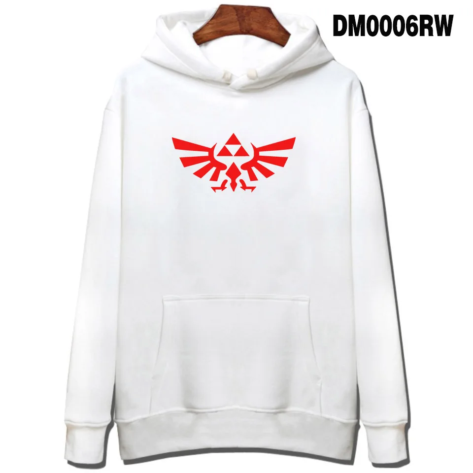 white Legend Of Zelda, толстовки, новинка, мужские, женские, повседневные, толстовки, осень/зима, Vogue, теплая толстовка с капюшоном, уличная мода, толстовки с принтом - Цвет: white