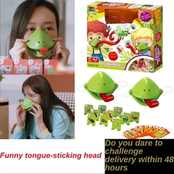 Jeu en langue de grenouille, accessoires de mariage, masque caméléon avide, bouche de lézard, 4 ensembles de jouets essentiels et exclusifs de fête, livraison gratuite 