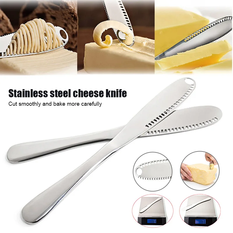 

Stainless Steel Butter Spreader Cutter Cheese Curler Slicer Kitchen Tool SMN88
