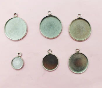 

Free shipping Wholesale 200 PCS 316 stainless steel 8mm 14mm 16mm2 0mm Blank pendant bottom tray