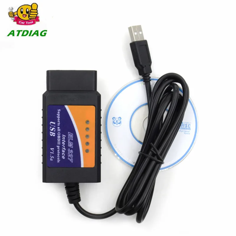 Диагностический сканер ELM327 USB V2.1 OBD2 новейший автомобильный диагностический ELM 327 V