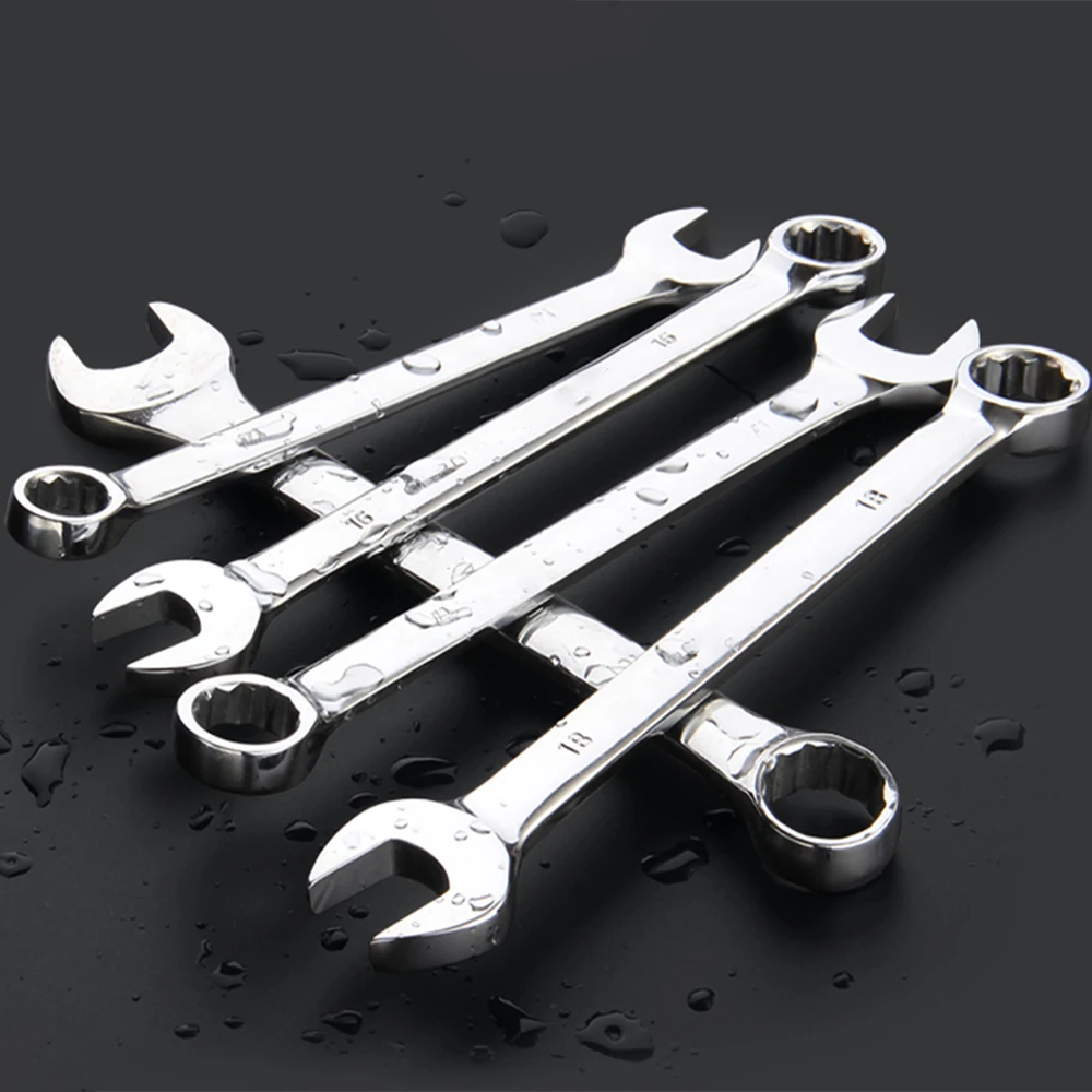 

8-32mm Double Head Wrench Set Open Combination Hand Tools Torque Gear Socket Nut Tools For Car Repair Key Ratchet Spanners Set
