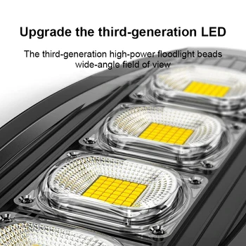 Newest 3000W Outdoor Solar LED Light 4 Modes 1500W Solar Light Lamp Waterproof Motion Sensor Sunlight Yard Garden Street Lamp 2