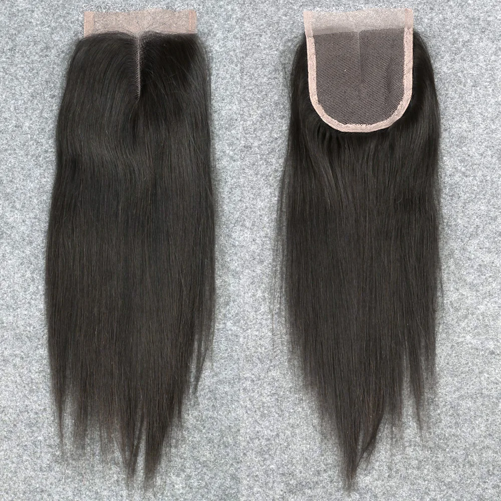 5x5 4x4 Top Lace Closure Only Straight Remy Peruvian Human Hair Transparent Lace Body Wave Closure With Baby Hair Preplucked