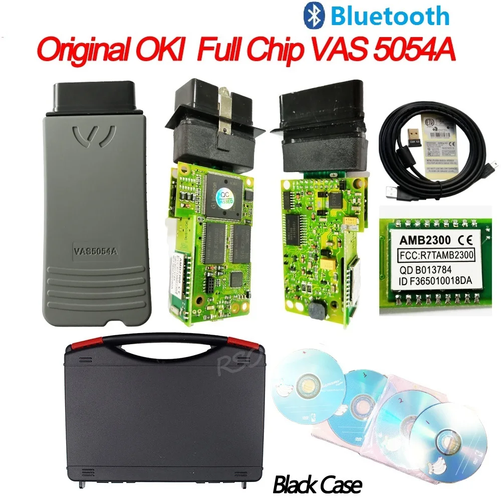 Диагностический сканер для автомобиля VAS 5054a ODIS V5.26 bluetooth AMB2300 чип VAS5054 программное