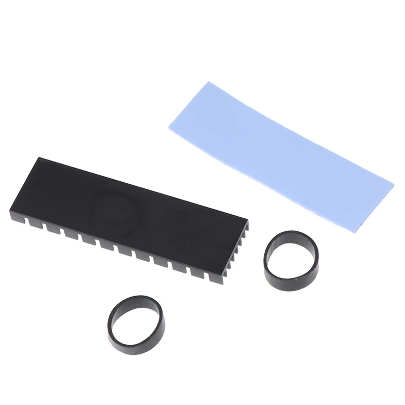 1Set M.2 NGFF NVMe 2280 PCIE SSD Aluminum Cooling Heat Sink With Thermal Pad aluminum heatsink radiator