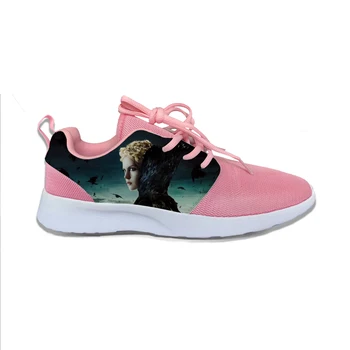 

2019 Hot Cool Fashion Sport Running Shoes Breathable Lightweight Sneakers 3D Print For Men Women Snow White and the Huntsman